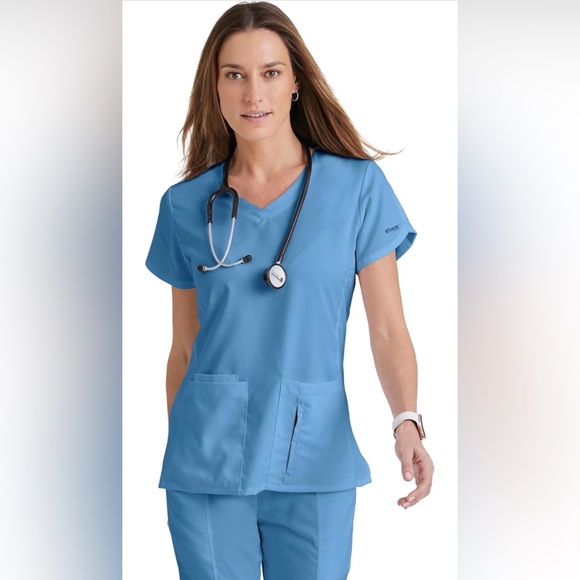 Barco Ceil Blue Scrub Set - Picture 10 of 10